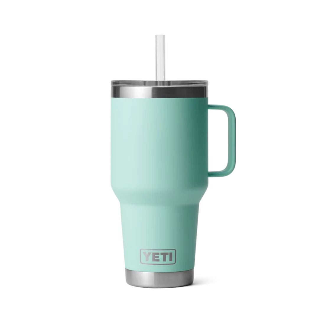 Yeti Rambler 35 Oz Straw Mug in Seafoam (994 ml)