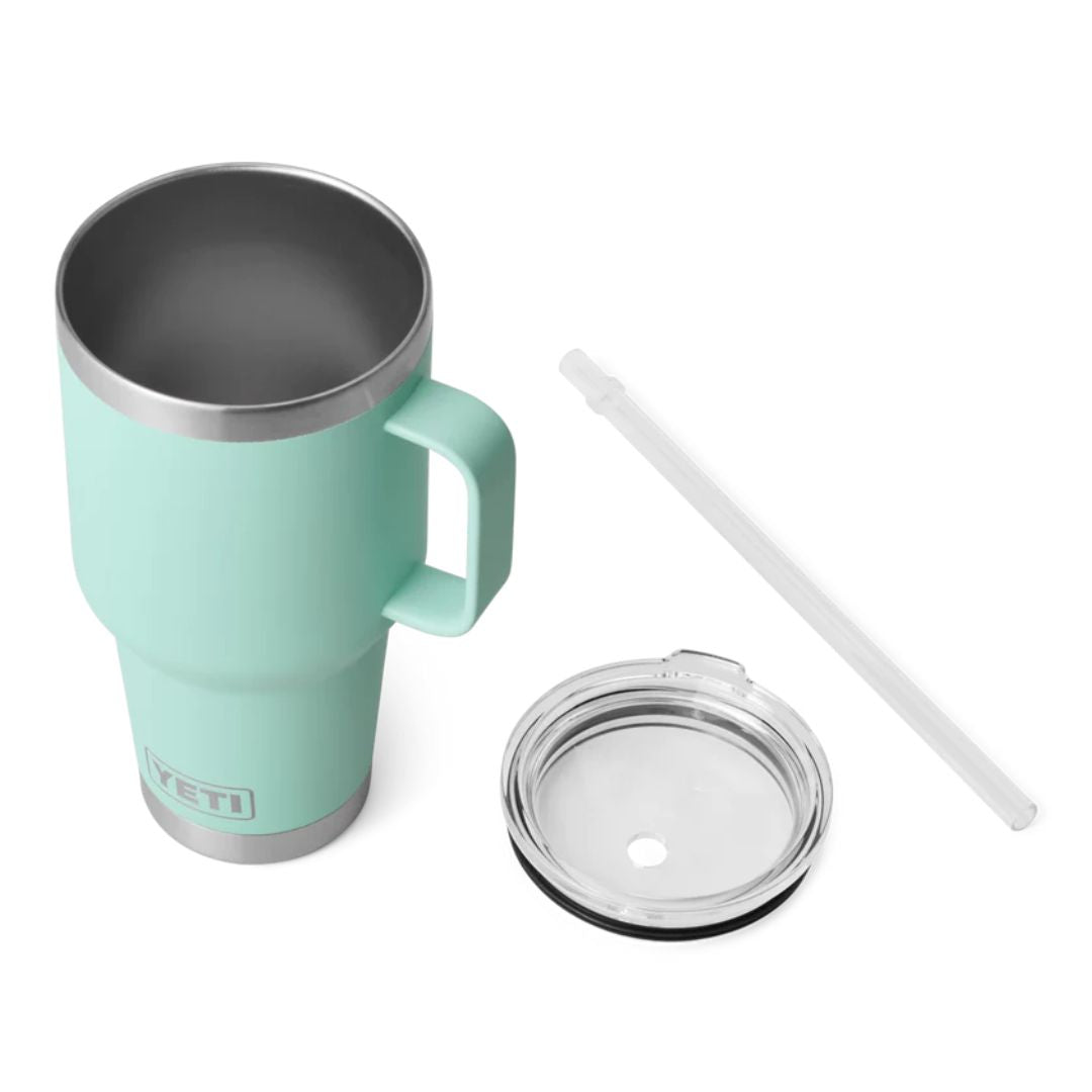 Yeti Rambler 35 Oz Straw Mug in Seafoam (994 ml)