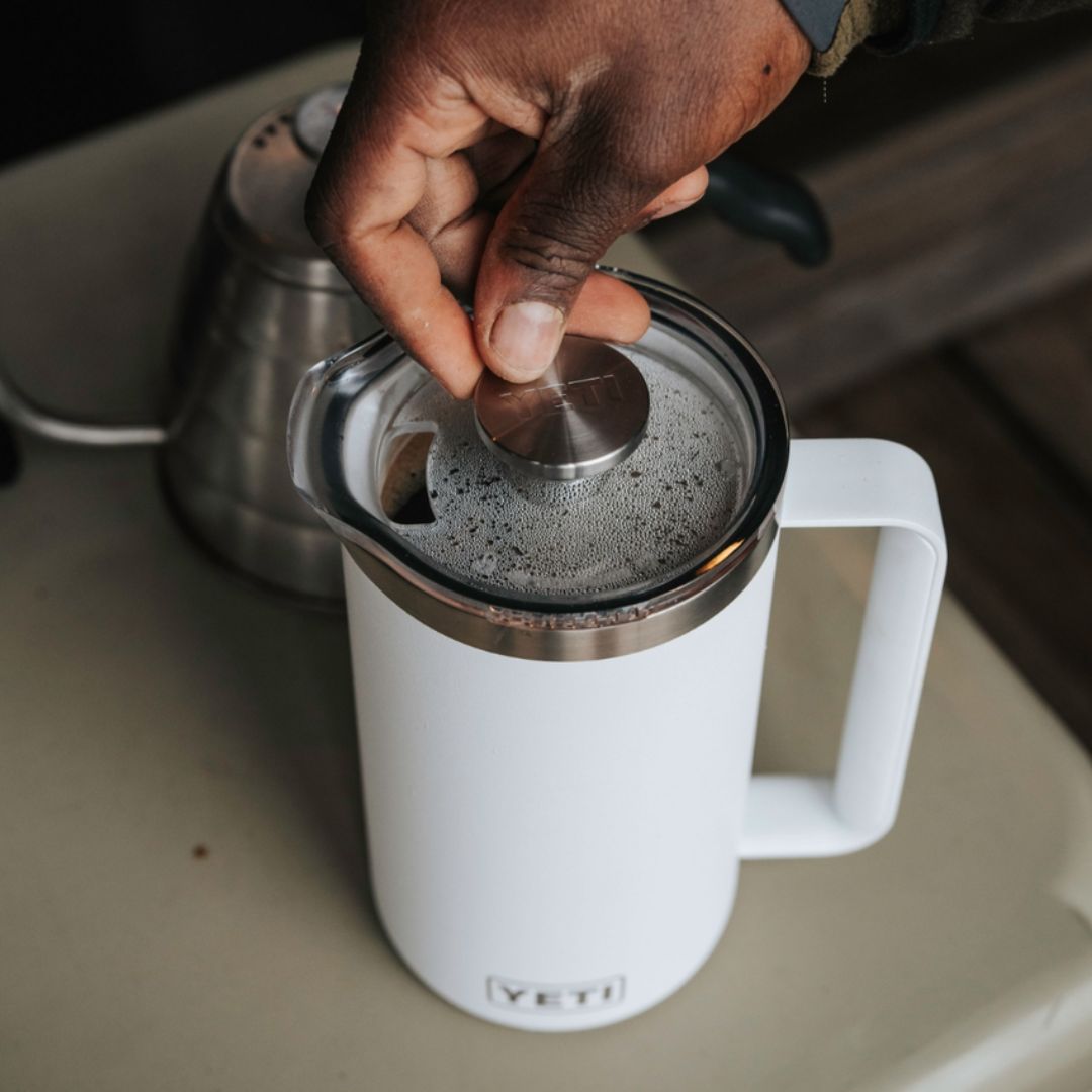Yeti Rambler 64 Oz French Press in White (1.8L)