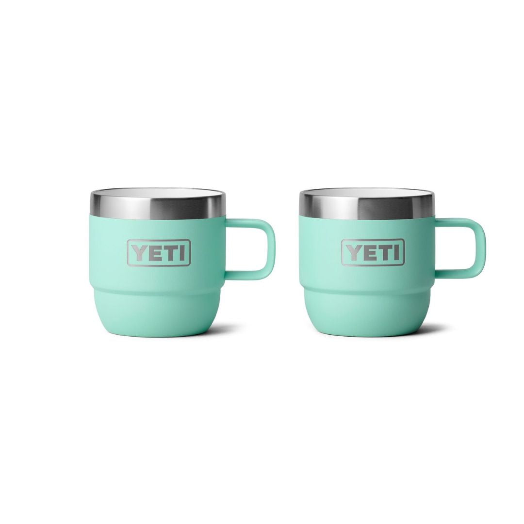 Yeti Rambler 6 Oz Stackable Espresso Mugs in Sea Foam (177 ml) - 2 Pack
