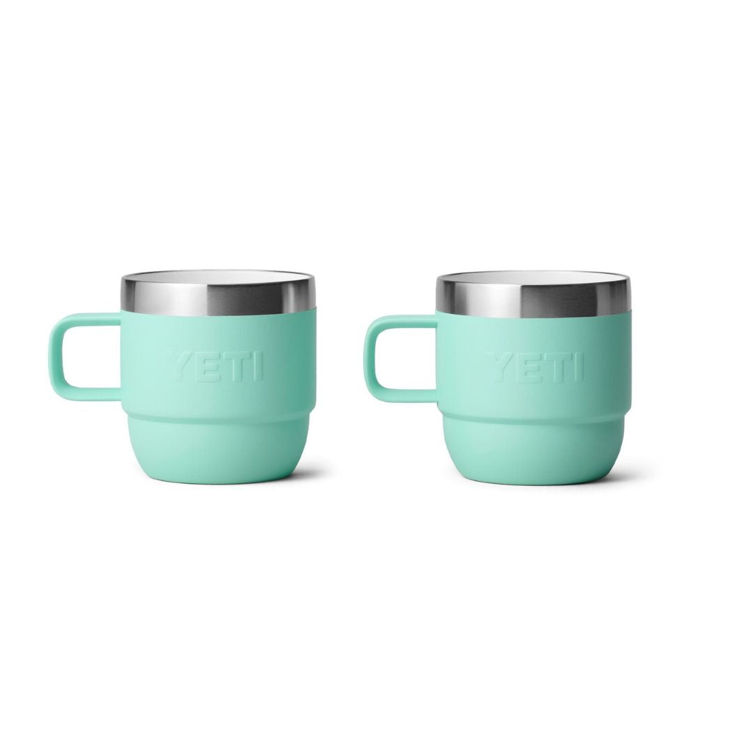 Yeti Rambler 6 Oz Stackable Espresso Mugs in Sea Foam (177 ml) - 2 Pack