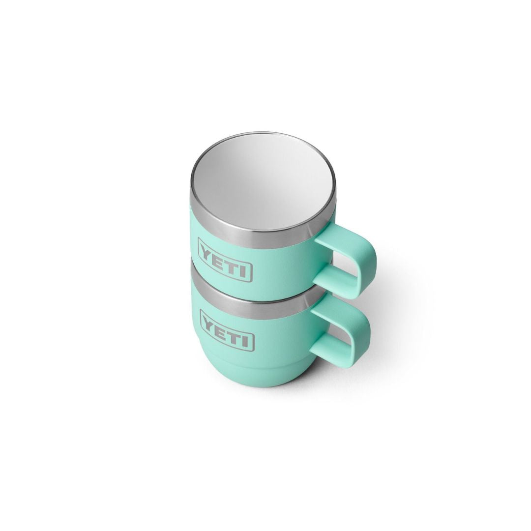 Yeti Rambler 6 Oz Stackable Espresso Mugs in Sea Foam (177 ml) - 2 Pack