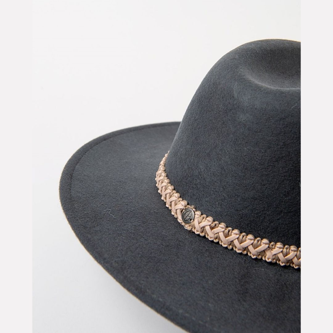 Surkana Fedora Hat in Light Green