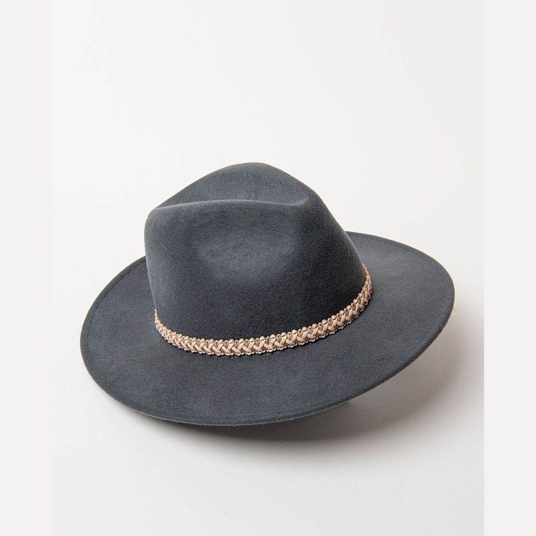 Surkana Fedora Hat in Light Green