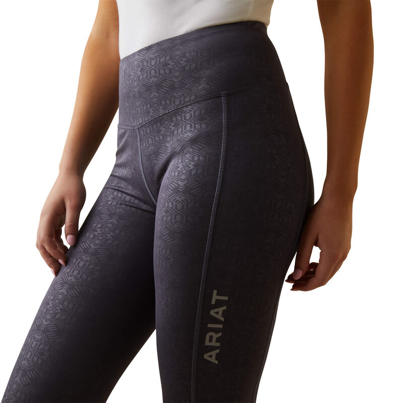 Ariat Women's Tek Riding Tights in Zia Embossed Periscope