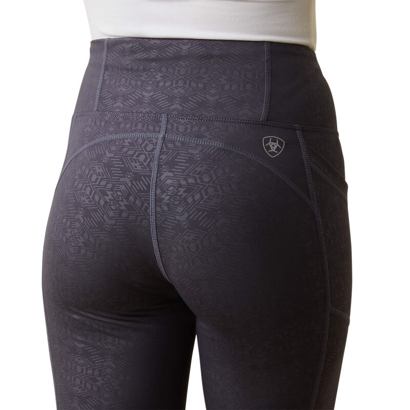 Ariat Women's Tek Riding Tights in Zia Embossed Periscope