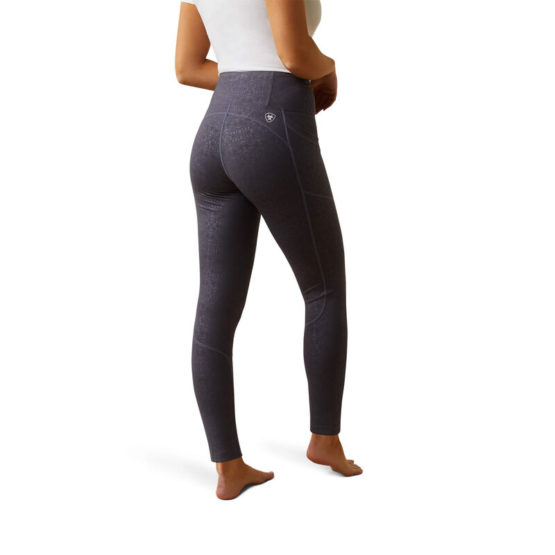 Ariat Women's Tek Riding Tights in Zia Embossed Periscope