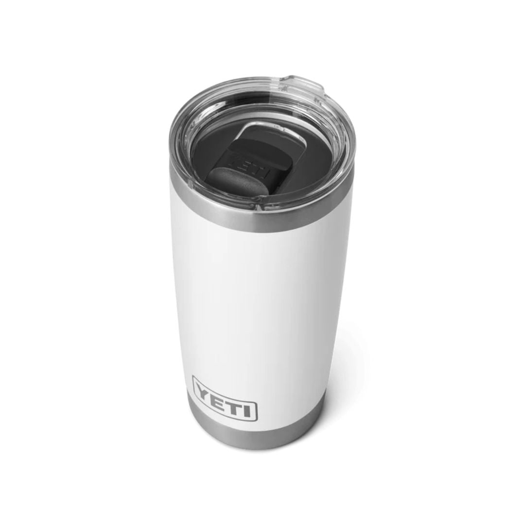 Yeti Rambler 20 Oz Tumbler with Magslider Lid in White