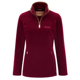 Schoffel Women's Tilton 1/4 Zip Fleece Ruby