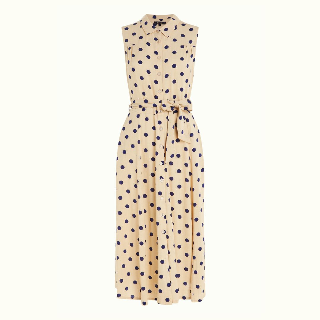 King Louie Women's Nova Dress Melos in Marzipan