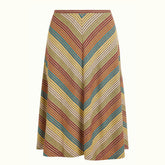 King Louie Women's Juno Skirt Merolla in Golden Brown