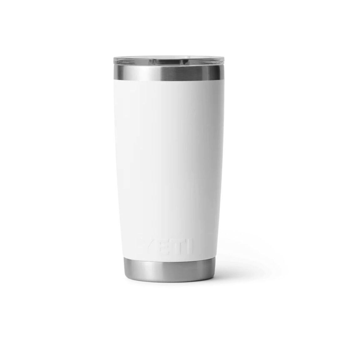 Yeti Rambler 20 Oz Tumbler with Magslider Lid in White