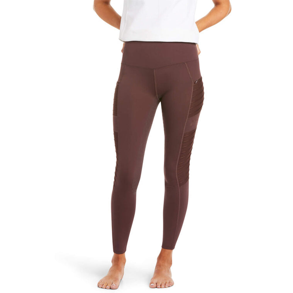 Ariat Women's Eos Moto Full Seat Tight in Cocoa