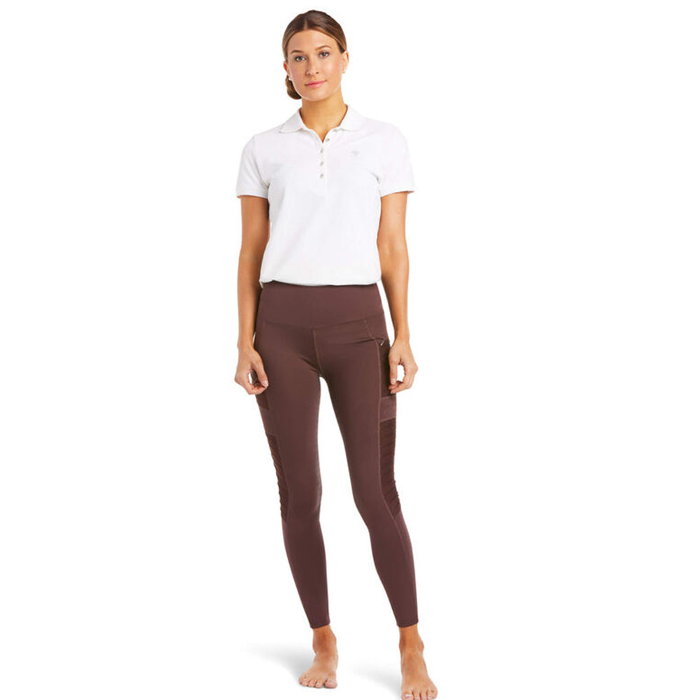 Ariat Women's Eos Moto Full Seat Tight in Cocoa