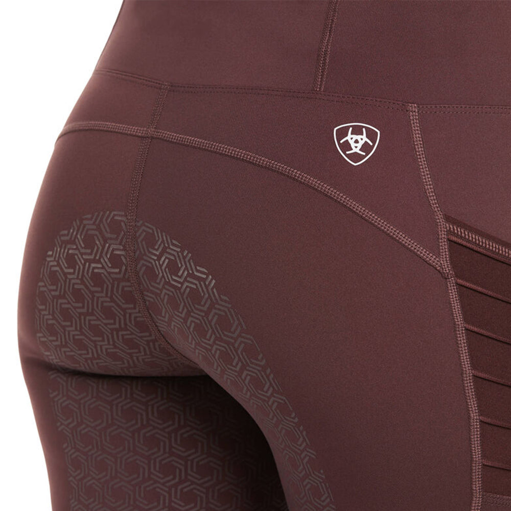 Ariat Women's Eos Moto Full Seat Tight in Cocoa