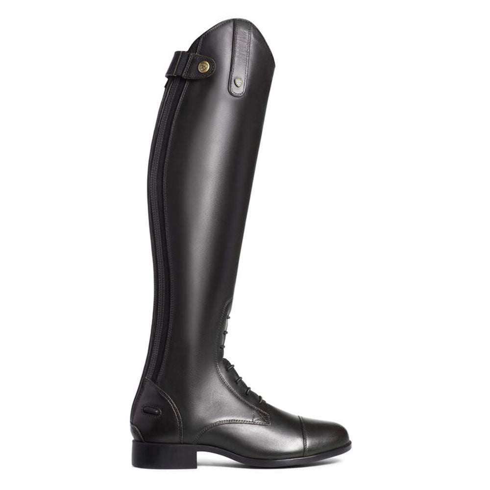 Ariat Women's Heritage Contour II Field Zip Tall Riding Boot in Black