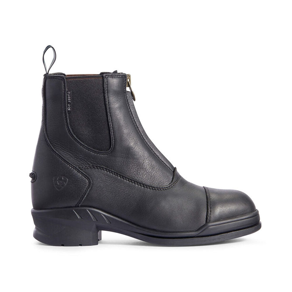 Ariat Women's Heritage IV Steel Toe Zip Paddock Boot in Black