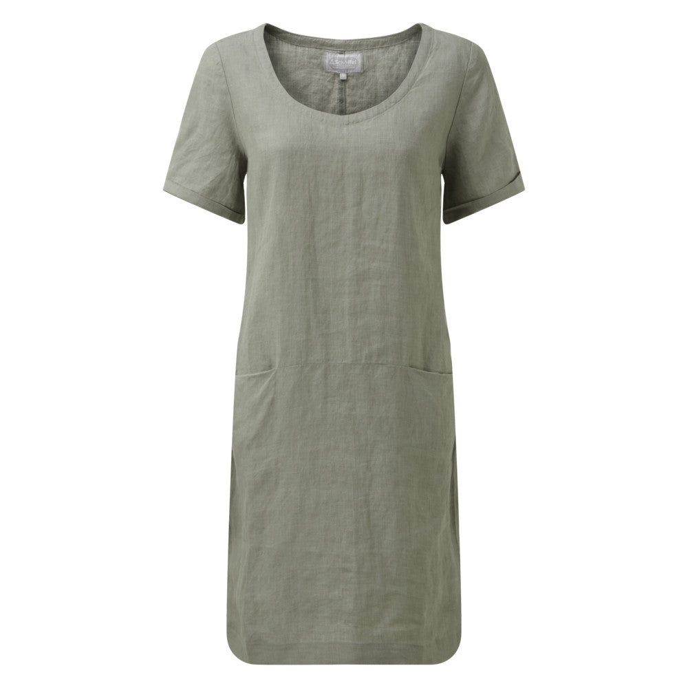 Schoffel Women's Athena Linen Dress in Khaki