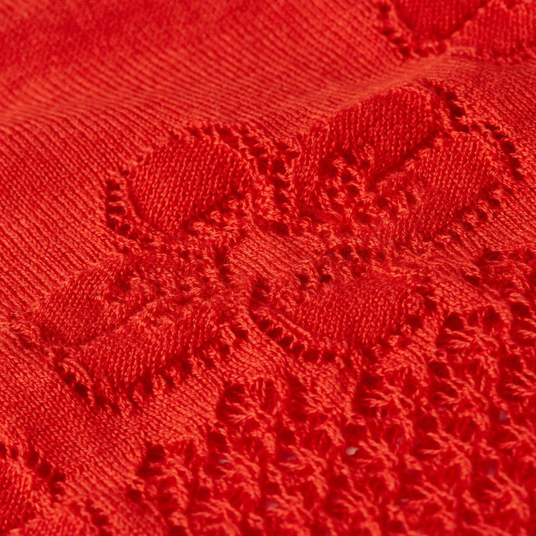 King Louie Women's Cardi Yoke Bonet in Red