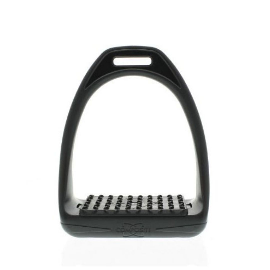 Celtic Equine Breeze Up Reflex Stirrup Black with Black Tread