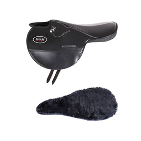 Celtic Equine Breeze Up Seat Saver in Navy