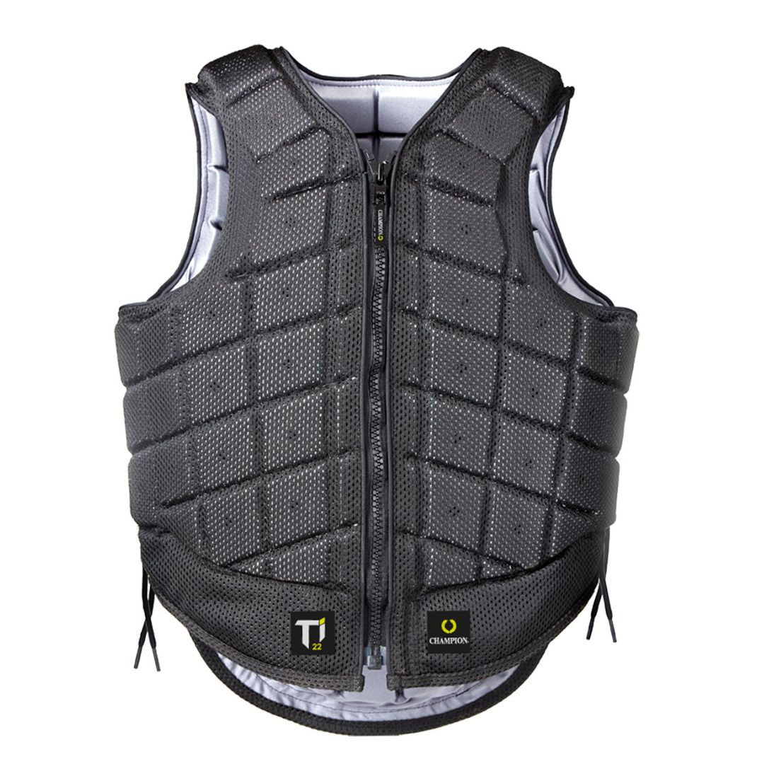 Champion Unisex Kids Titanium Ti22 Body Protector in Black