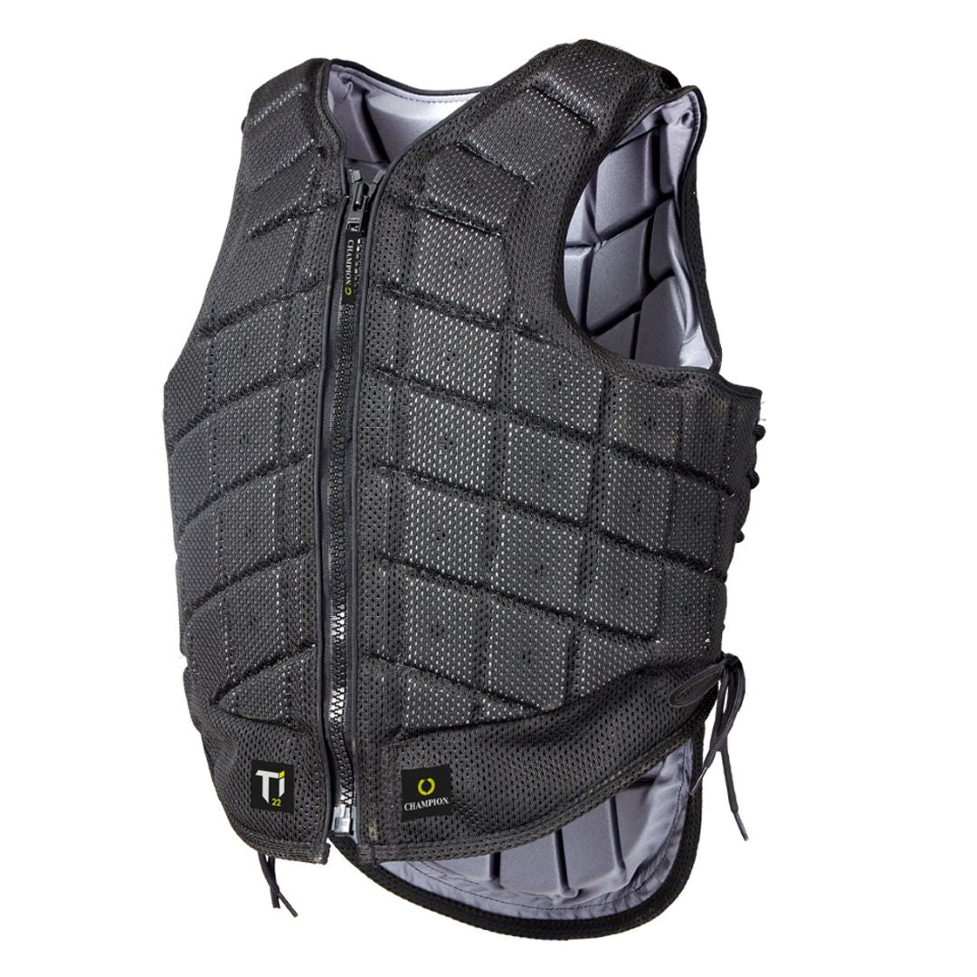 Champion Unisex Kids Titanium Ti22 Body Protector in Black