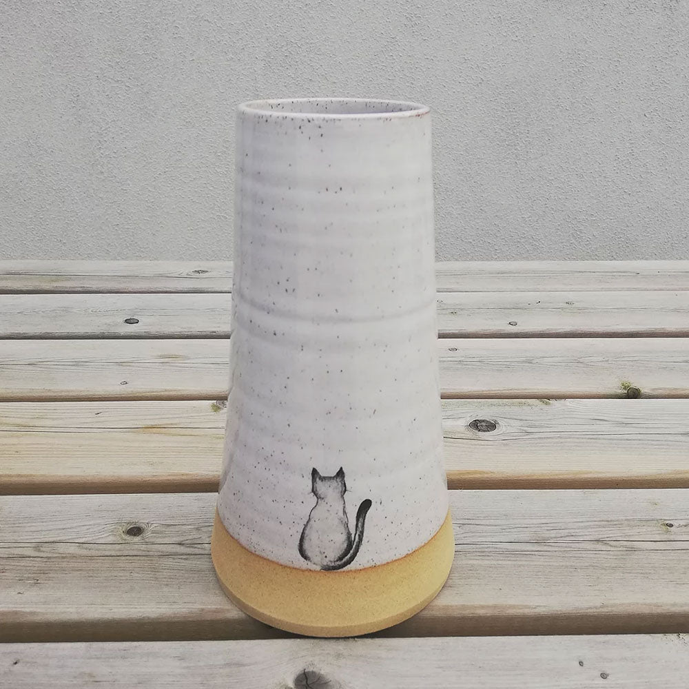 Claire Molloy Cat Vase