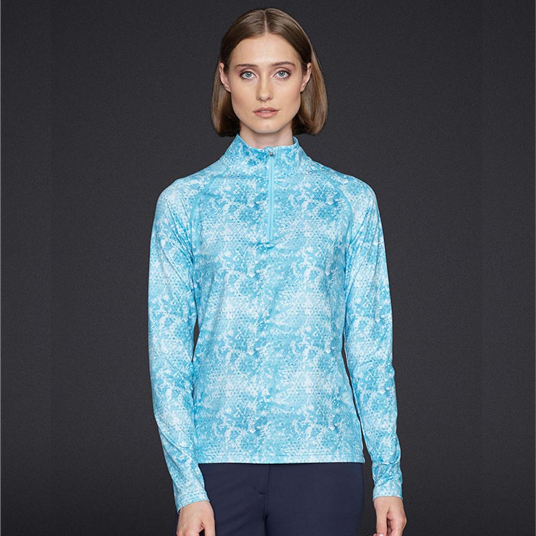 Mountain Horse Women's Cleo Tech Top in Aqua Blue