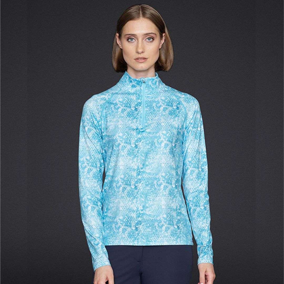 Mountain Horse Women's Cleo Tech Top in Aqua Blue