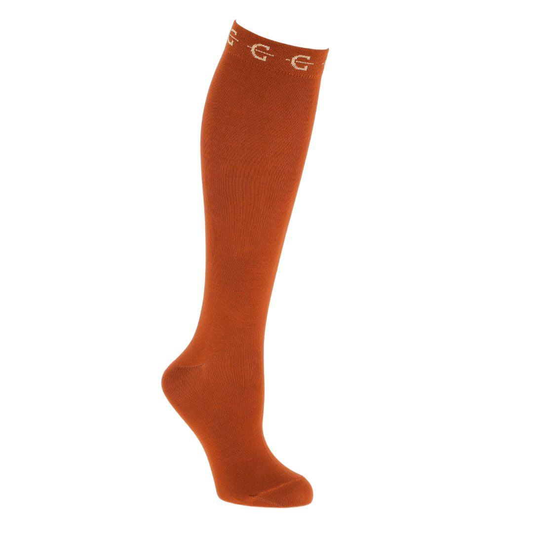 Covalliero Competition Riding Socks in Dark Copper