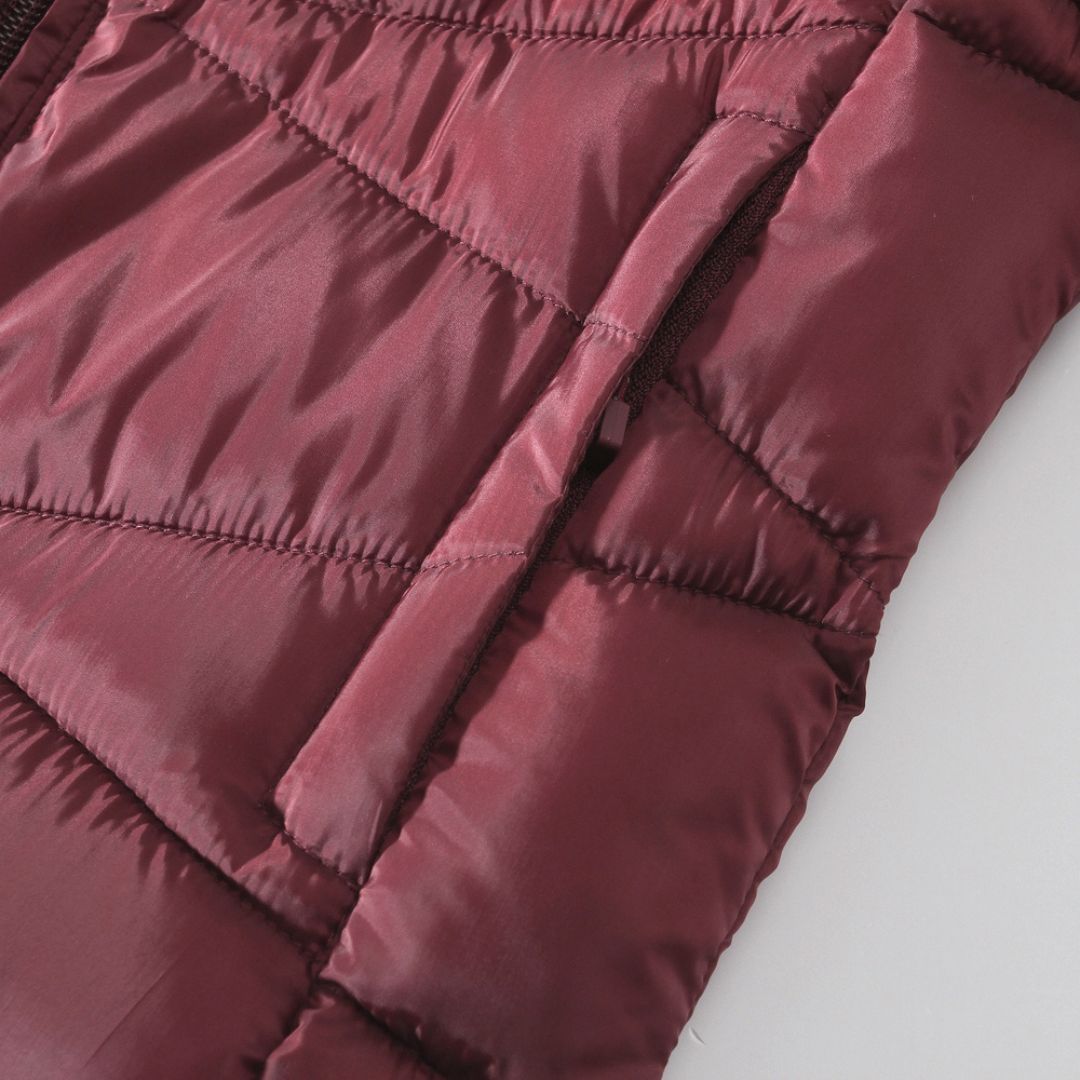 Covalliero Kids Padded Jacket in Merlot