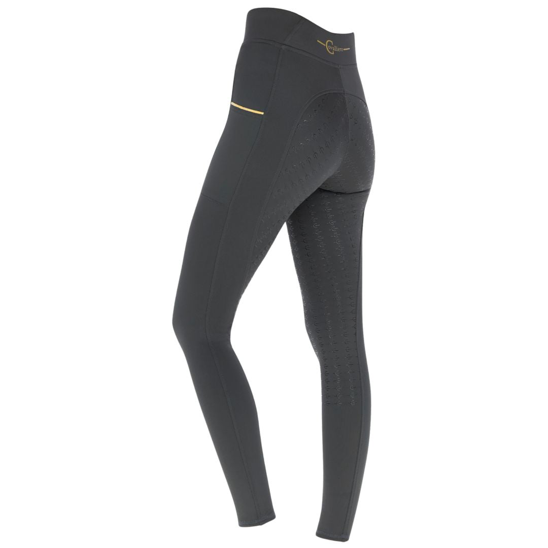 Covalliero Kids Riding Tights in Graphite
