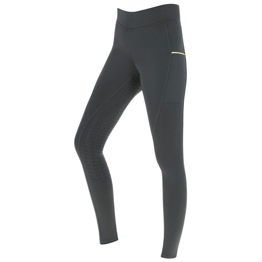 Covalliero Kids Riding Tights in Graphite