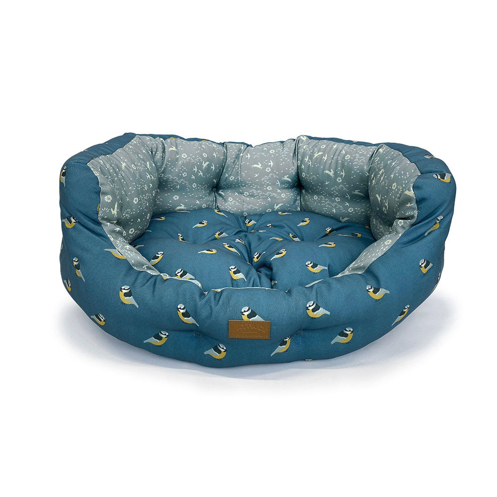Danish Design FatFace Fleece Deluxe Slumber Bed in Flying Birds Print