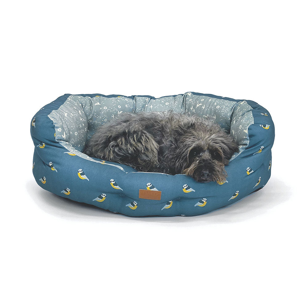 Danish Design FatFace Fleece Deluxe Slumber Bed in Flying Birds Print