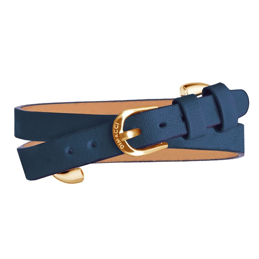 Dimacci Klimke Horse Bit Bracelet in Navy Blue & Rose Gold