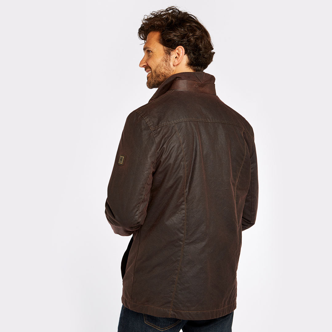 Dubarry Men's Carrickfergus Waxed Jacket in Java