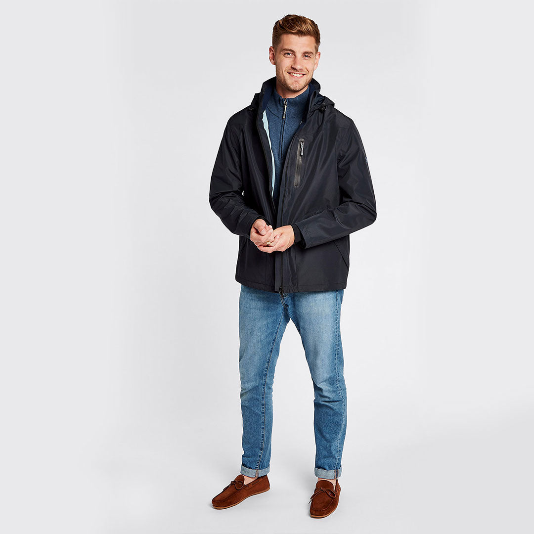 Dubarry Men's Charleville Waterproof Jacket in Navy