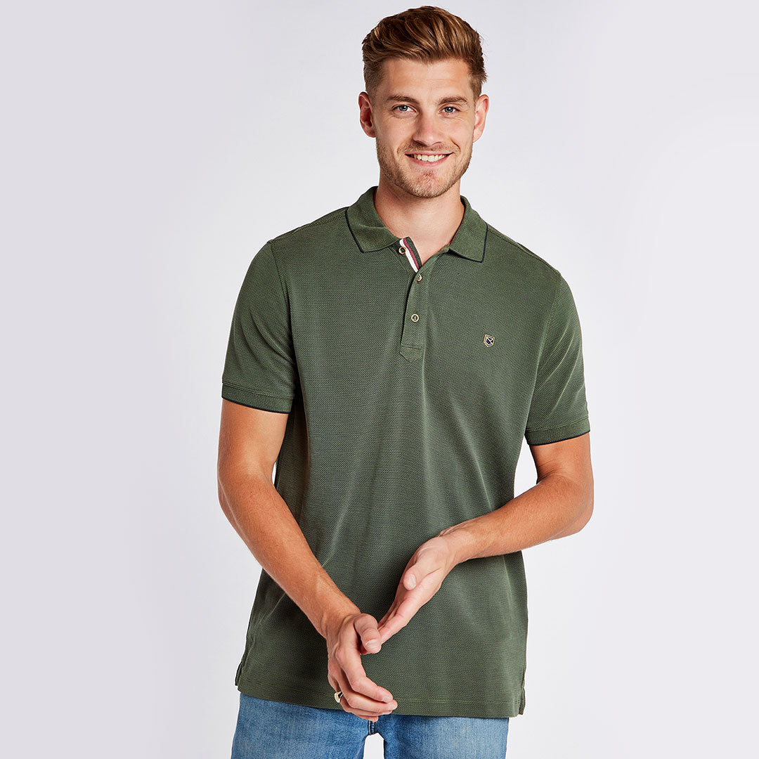 Dubarry Men's Morrison Polo Shirt in Pesto