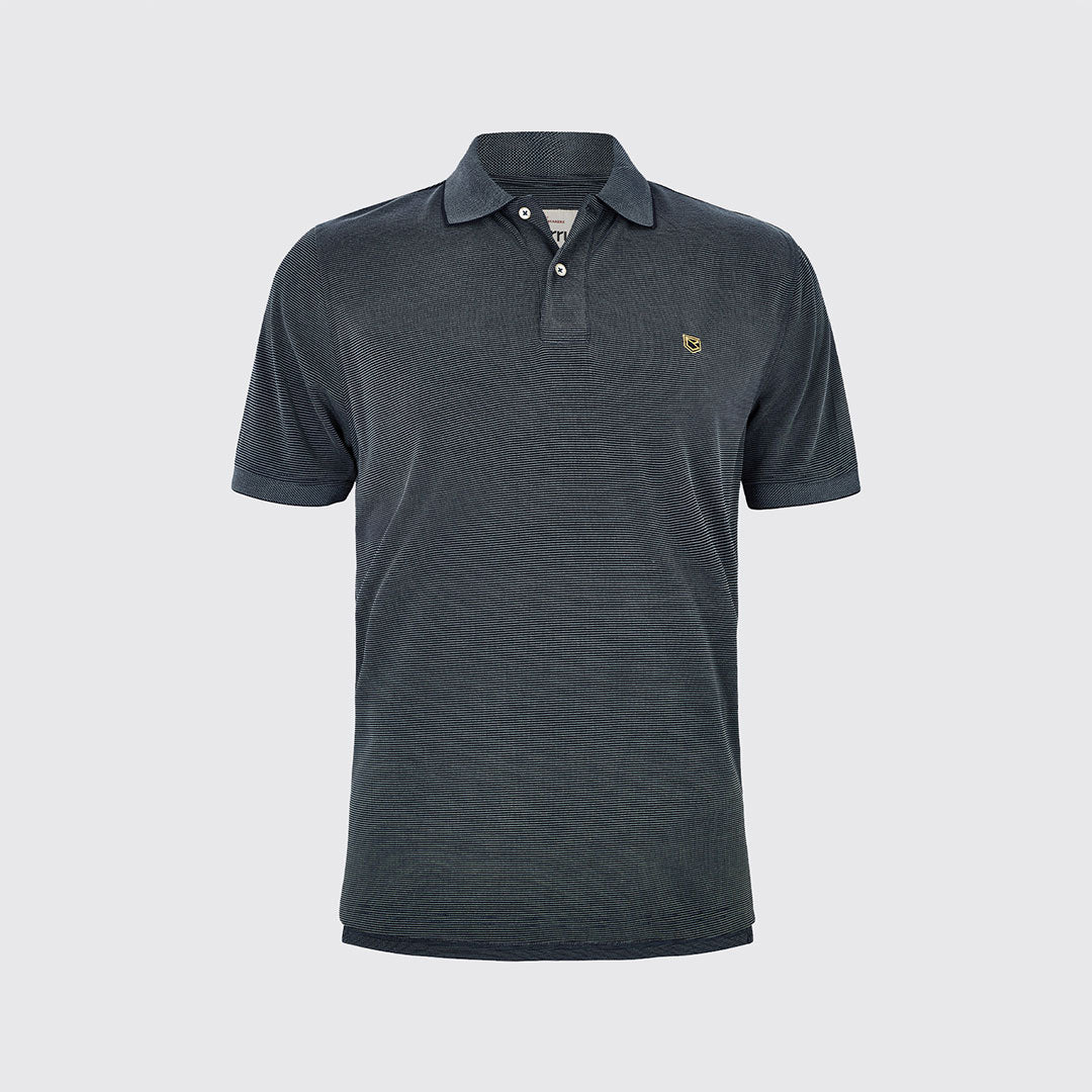 Dubarry Men's Mullaghmore Striped Polo Shirt in Steel
