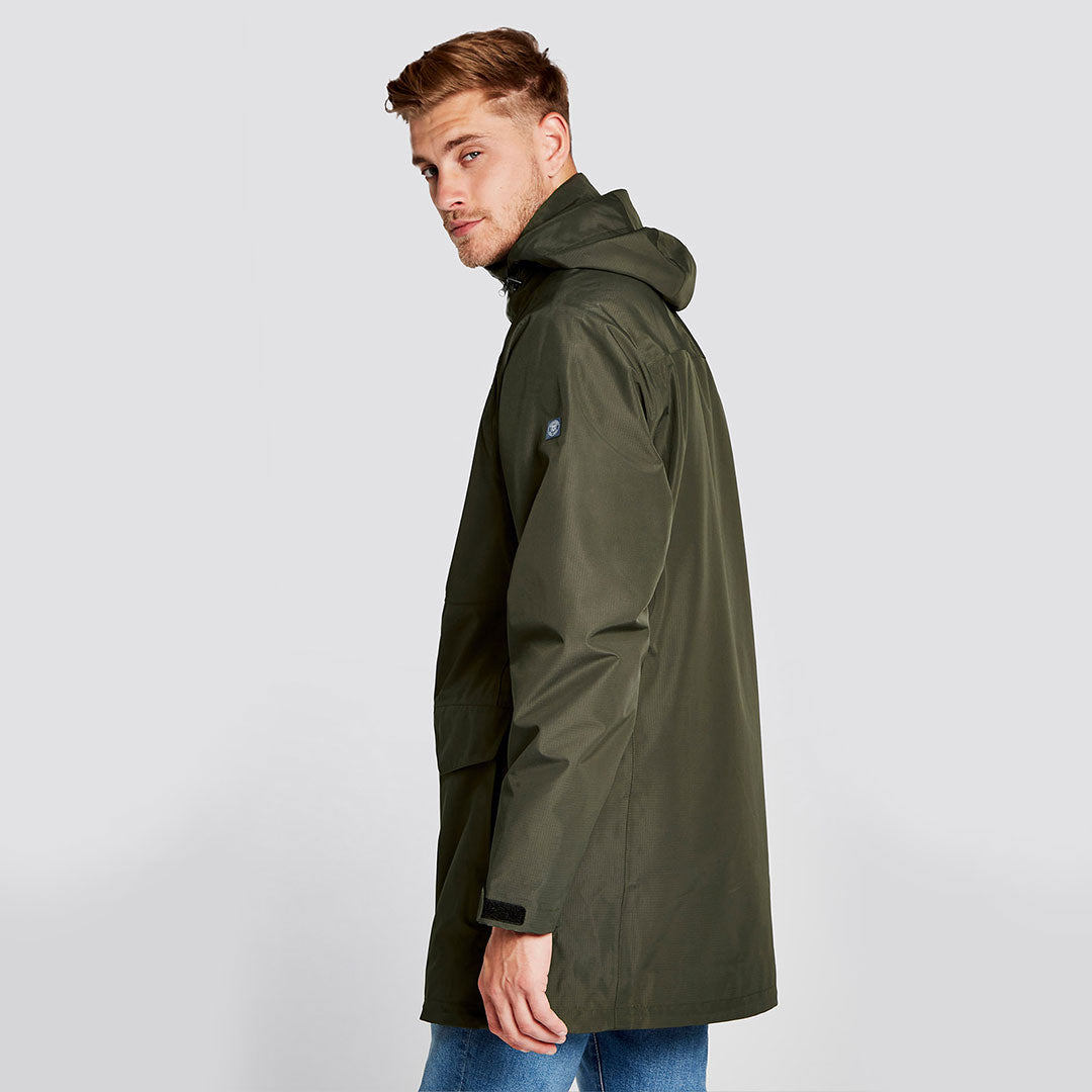 Dubarry Men's Pedlar Waterproof Jacket in Pesto