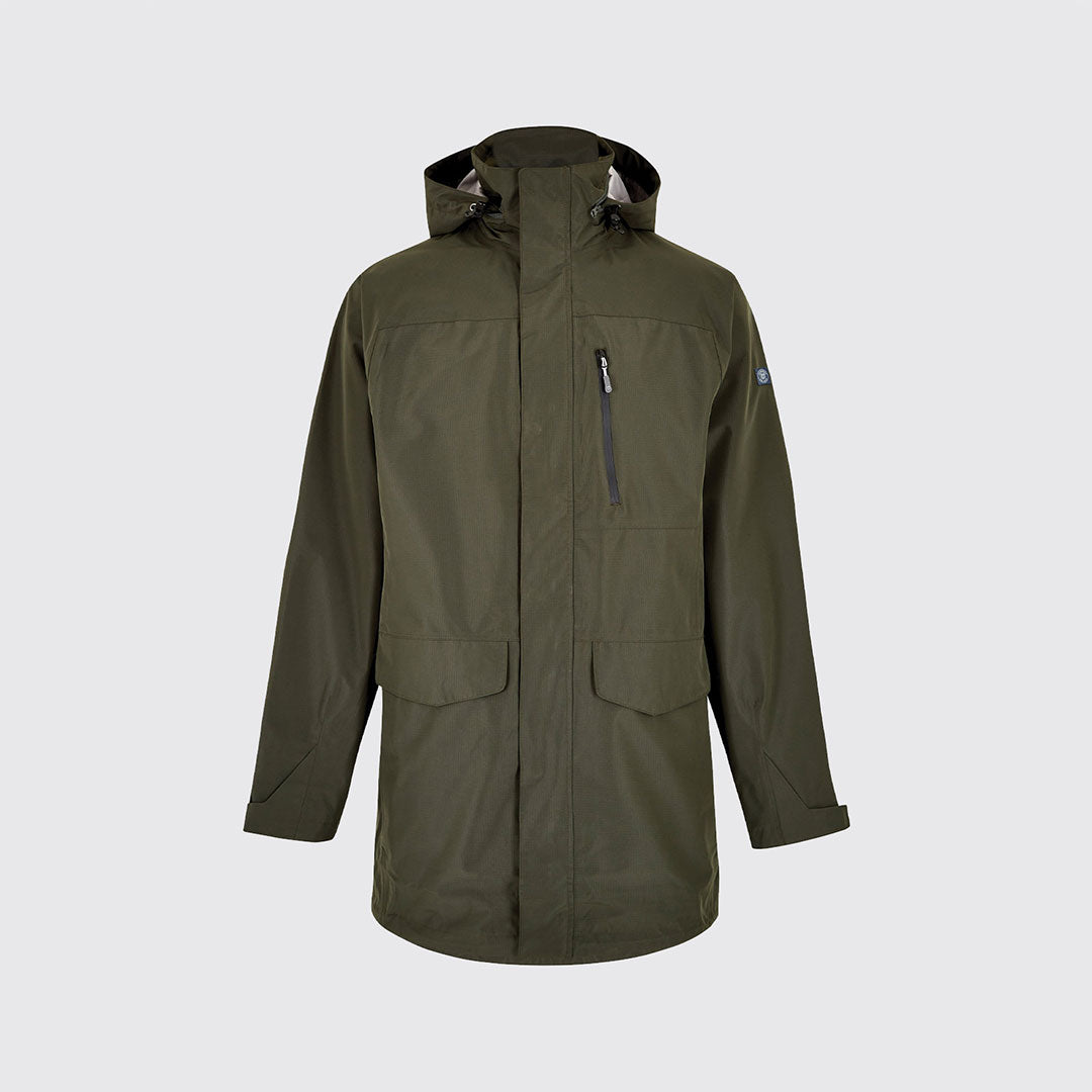 Dubarry Men's Pedlar Waterproof Jacket in Pesto