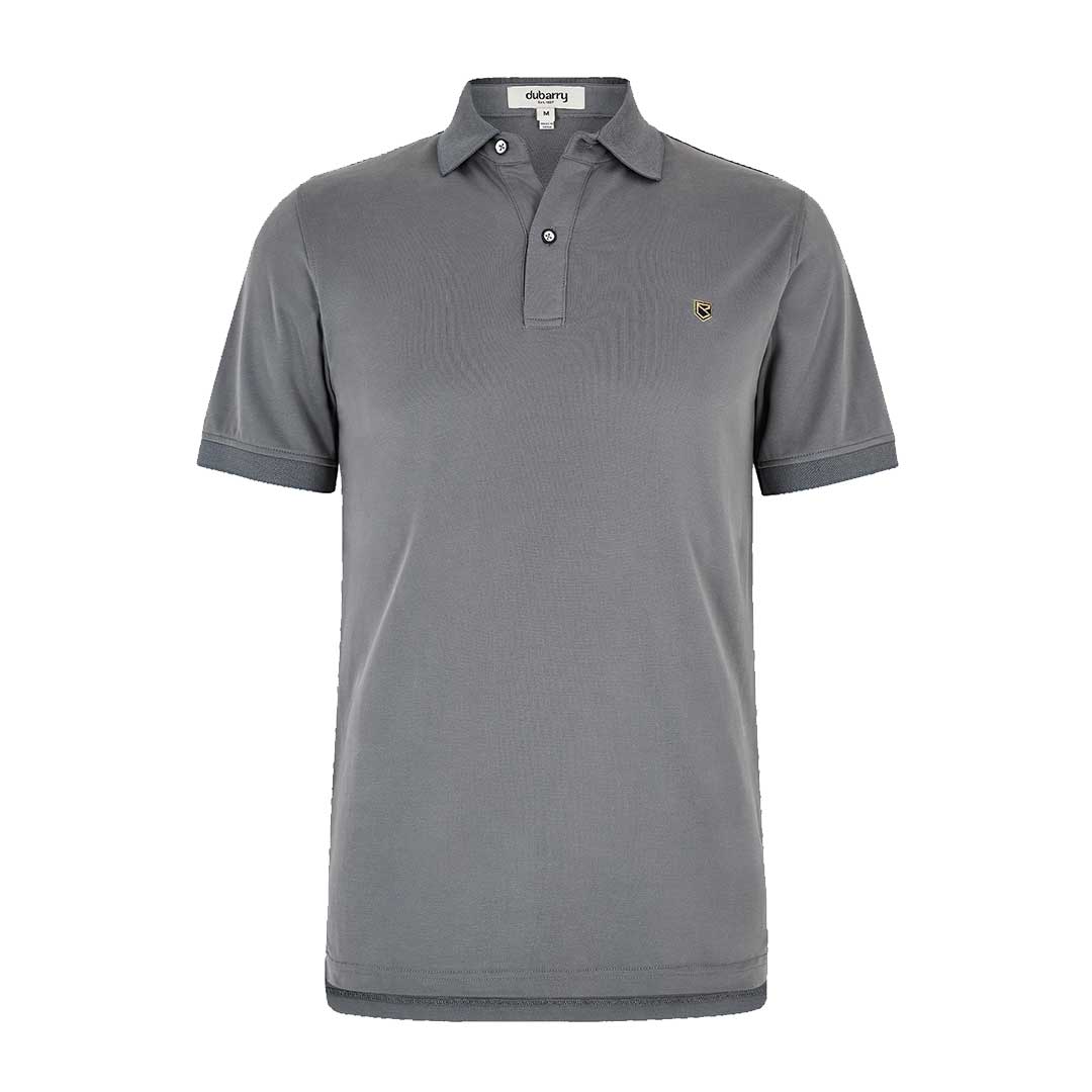 Dubarry Men's Sweeney Polo Shirt in Graphite