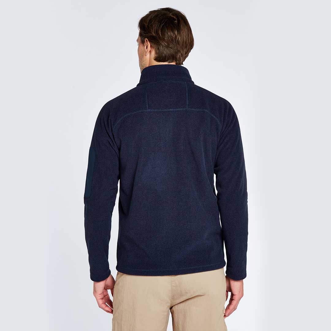 Dubarry Unisex Monaco Quarter-zip Fleece in Navy
