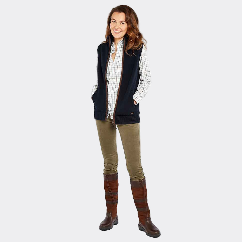 Dubarry Women's Sheedy Knit Gilet in Navy