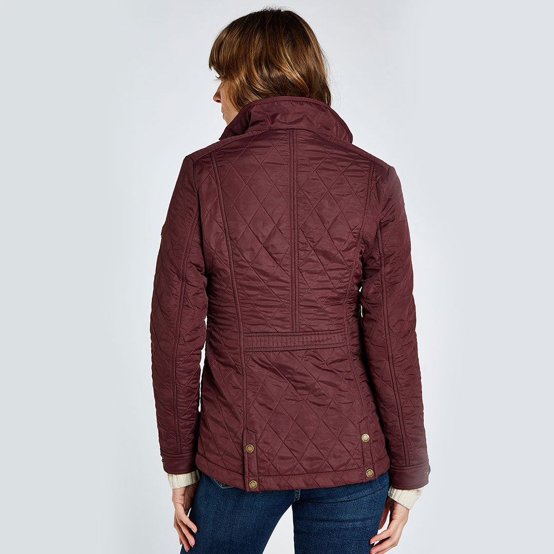 Dubarry Women's Camlodge Quilted Jacket in Currant