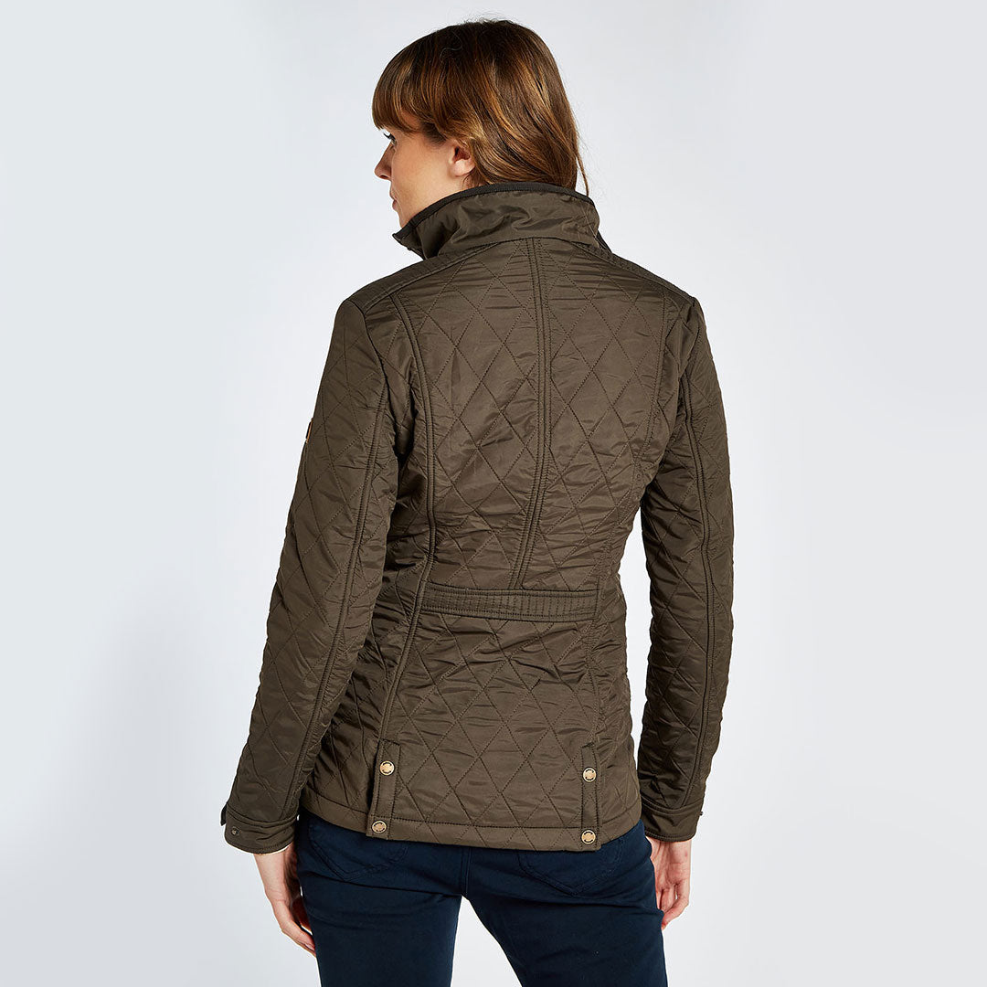 Dubarry Women's Camlodge Quilted Jacket in Olive