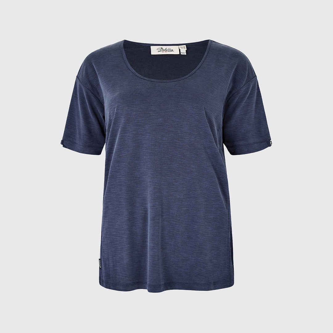 Dubarry Women's Cloyne Short Sleeve Top in Navy