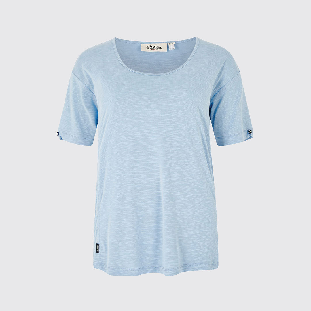 Dubarry Women's Cloyne Short Sleeve Top in Light Sky